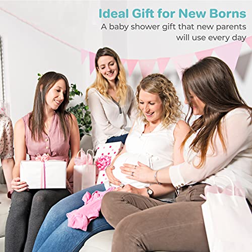 image for Spasilk Washcloth Wipes Set for Newborn Boys and Girls, Soft Terry Was