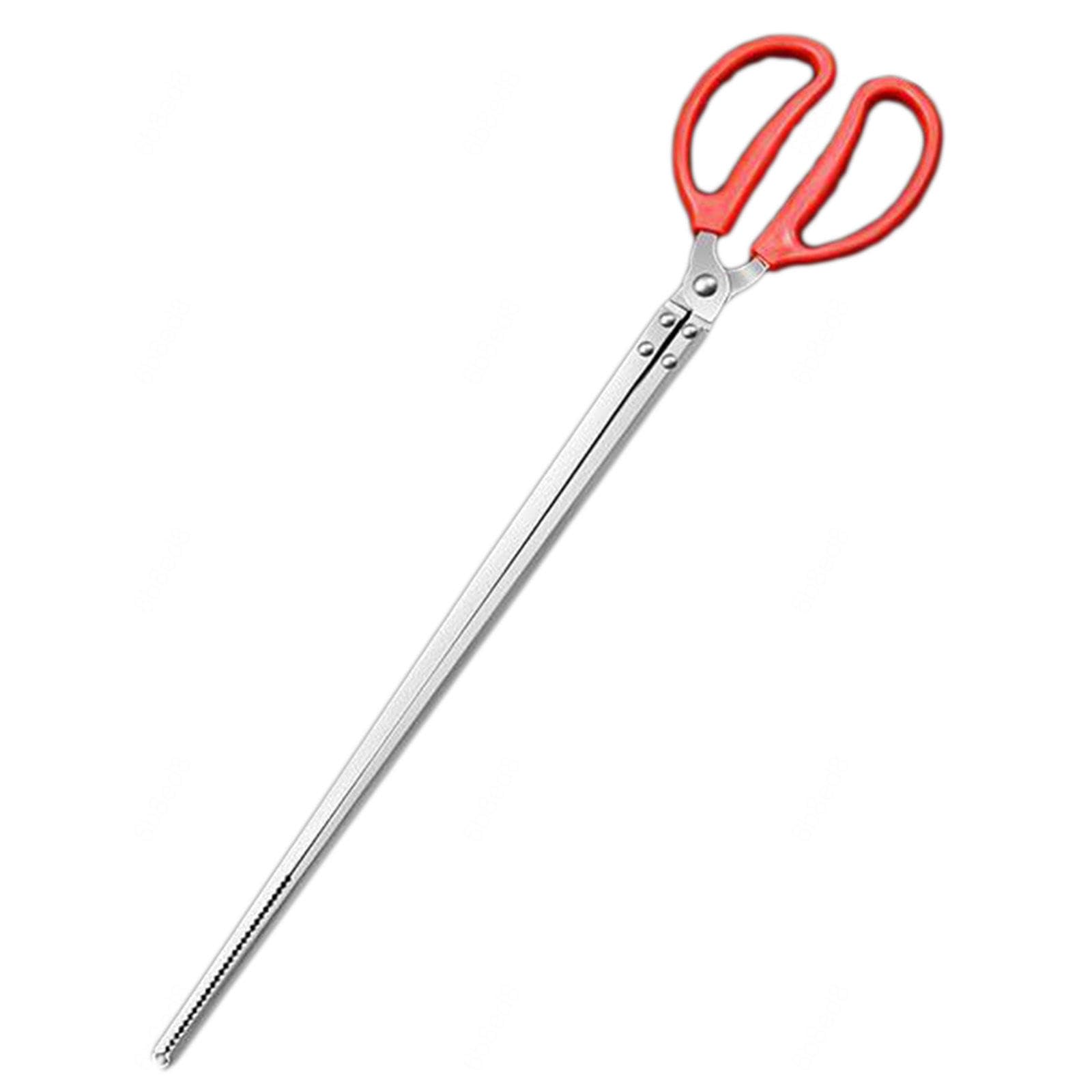 Herramienta de Alcance de Agarre de Acero Inoxidable - Basura Clip Alcanzador Recogedor Stick - Pinzas de Tijera de Basura y Garra de Alcance, Recogida de Basura, Paquete de 2,20.1 Inch