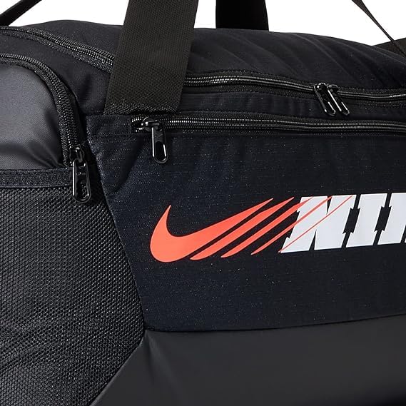 Nike- Nikke Brsla Sac de Sport Unisexe pour Adulte, Noir, Moyen