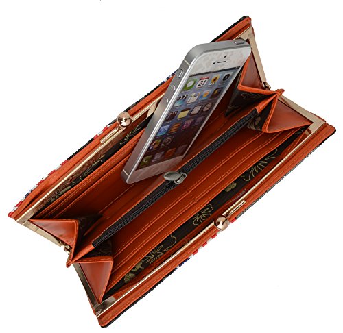 MARSHAL New USA Flag Pattern Kiss Lock Closure Ladies Wallet3