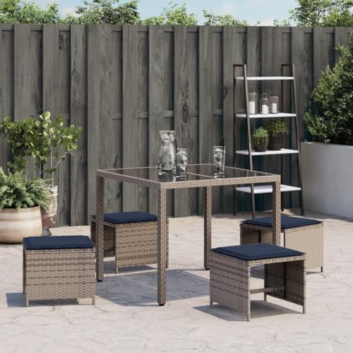 Tabourets de jardin compacts de 40x40 cm pour aménager un petit balcon - 5