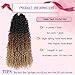 8Packs Pre-looped Yanky Twist Crochet Hair 8Inch Yanky Twist Braids Ombre Brown Fluffy Spring Mini Twist Pretwisted Passion Mini Twist Crochet Hair Short Bob Crochet Braids Hair #OT/30/27