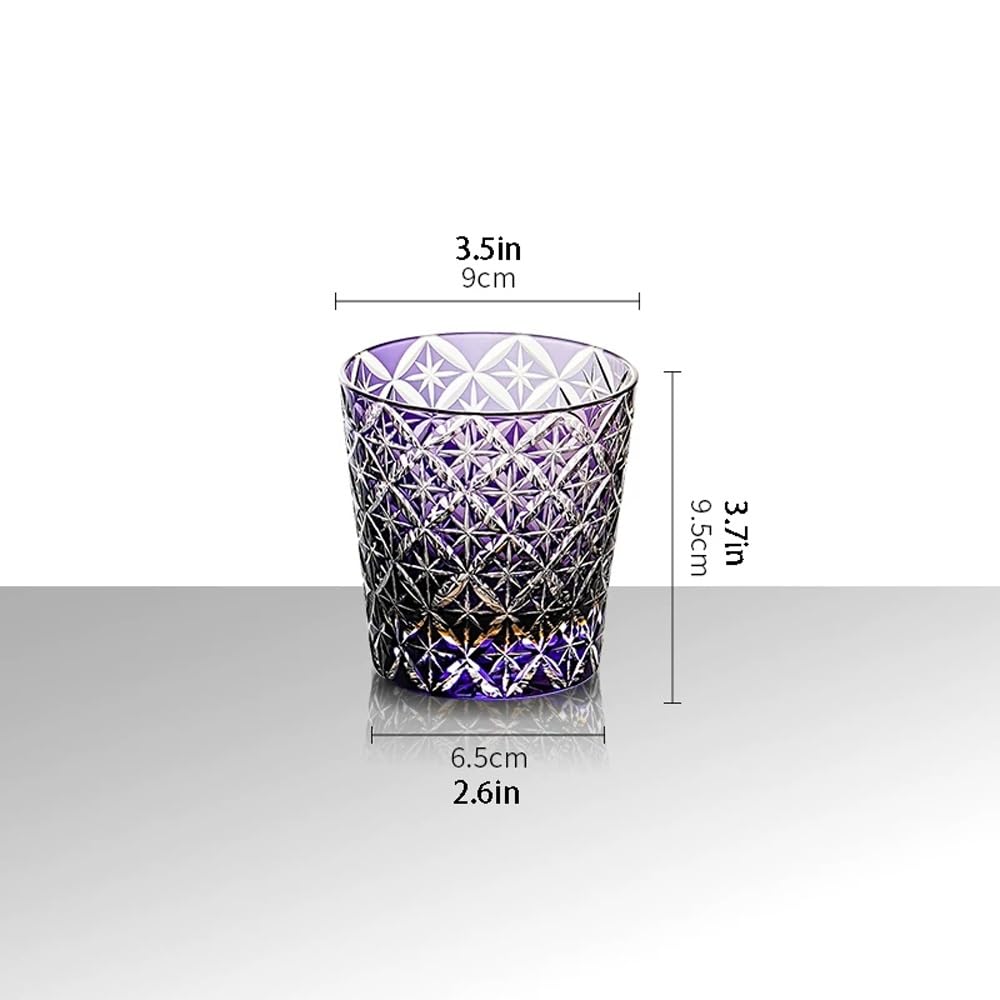 Tazza porta spazzolino retrò 2 pezzi | Porta pennelli for trucco in cristallo for bicchiere da comodino, bagno, toeletta(Blue)
