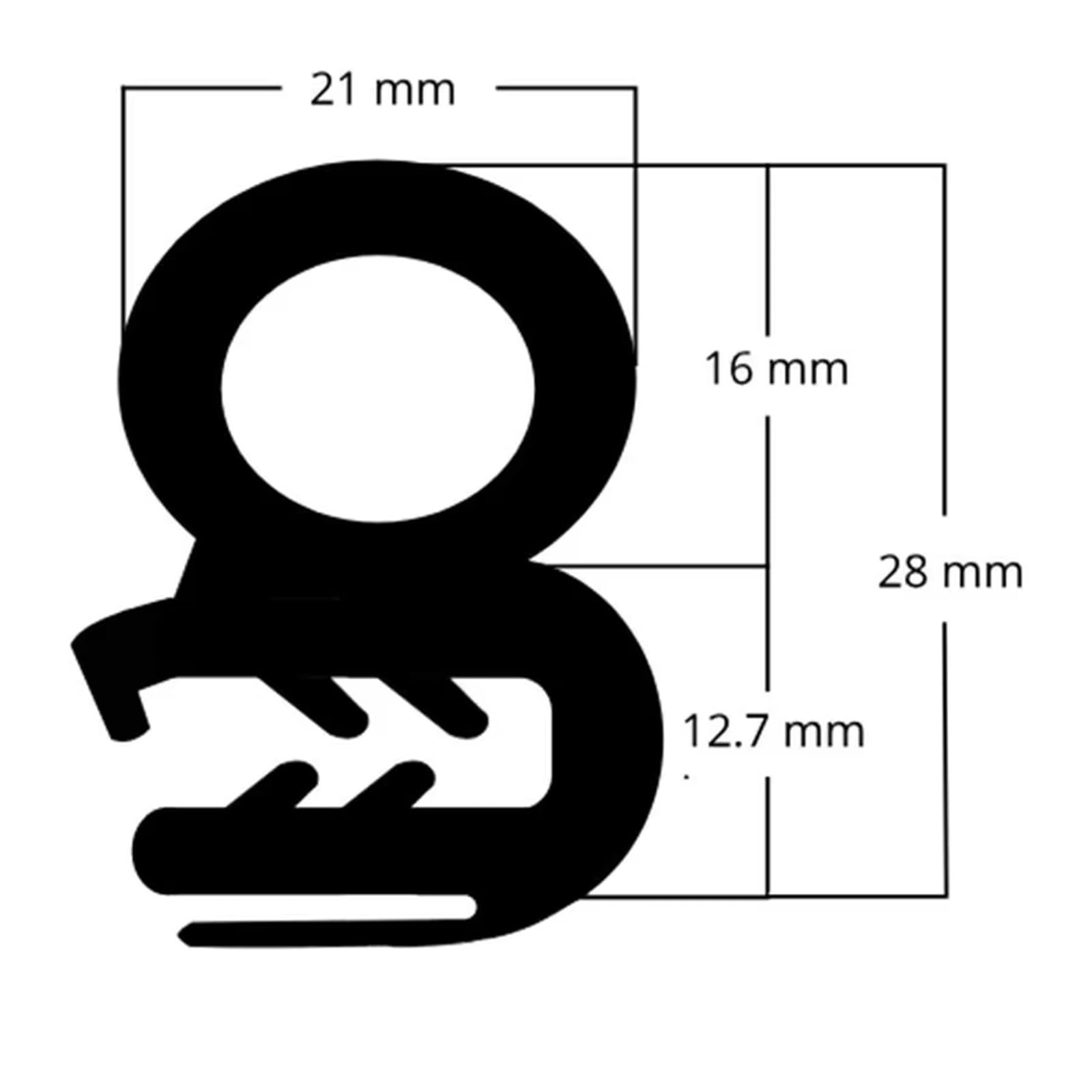 Guarnizione Per Porta Auto Guarnizione Per Guarnizione Per Striscia Di Guarnizione Per Porta Da 4 Metri Con Guarnizione Per Modanatura Laterale A Bulbo