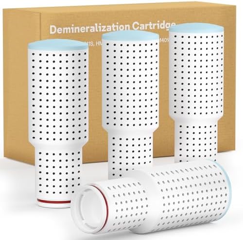 Togameoy Demineralization Cartridge & Clean Mist Cartridge 2-in-1 Compatible with Dreo Humidifier HM311 HM311S HM306 HM409S, Reduce Mineral and Contaminants, Filter Hard Water, 4pcs (DR-HPA020)