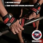 Wrist Wraps + Lifting Straps Bundle (2 Pairs) for Weightlifting, Cross Training, Workout, Gym, Powerlifting, Bodybuilding - Support for Men/Women, Avoid Injury During Weight Lifting - Image 3