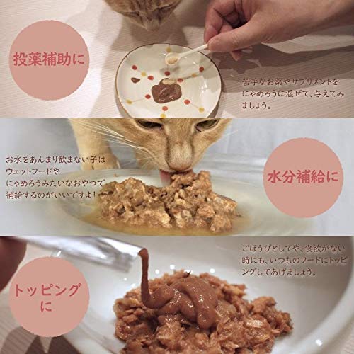＊＊にゃめろうページ＊＊ Amazon | にゃめろう 猫用 国産ペーストおやつ まぐろ味 （10g×10本