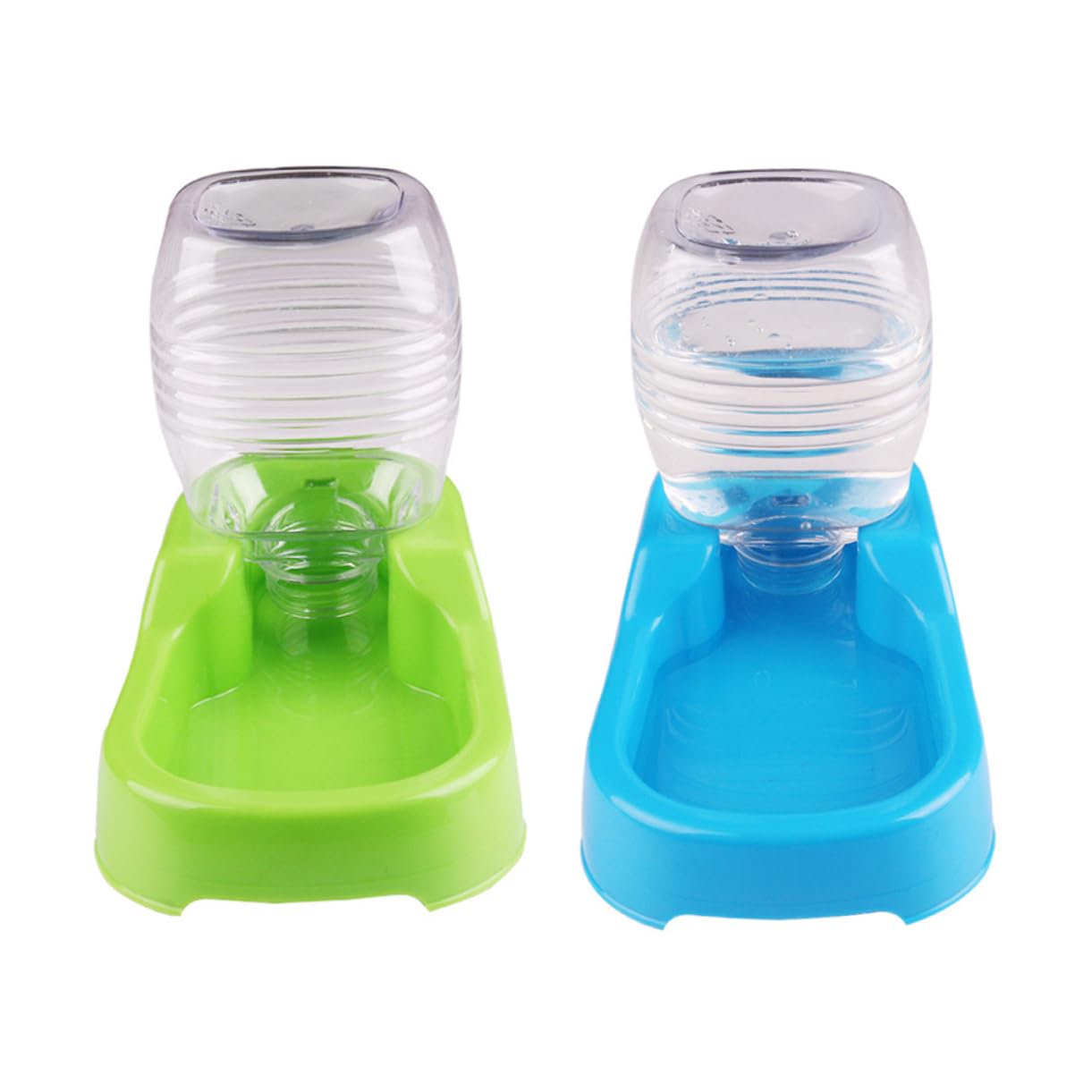 Sosoport 3pezzi Ciotola Per Animali Domestici Abbeveratoio Verde Design Unico e Antiscivolo Distributore Automatico Per Cani e Cuccioli Pratico e Sicuro Per Casa e Negozio Di Animali