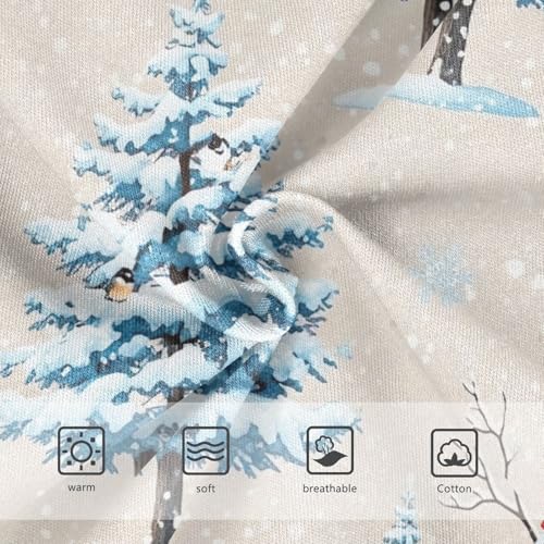 Cute Snowman Cotton Toddler Underwear, Girls' Cotton Brief Underwear, 2T–8 Years3