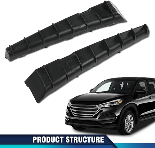 Miniatura 397 de PIT66 Soporte de parachoques delantero compatible con Hyundai Sonata 2011-2015 2 piezas soporte de parachoques delantero izquierdo y derecho