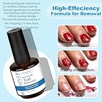 2PCs Gel Nail Polish Remover - 30ML,Fast & Easy, with Roller Cuticle Oil, No Need to Wrap and Soak, Remove Gel Polish in 2-5 Minutes at Home, No Damage to Nails, with Cuticle Pusher Tool,Nail File - Image 3