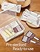 Momcozy Colostrum Collector Reusable Breast Milk Collector with Storage Case and Cotton Wipe, Portable Colostrum Container BPA Free, Multi-Use Collector 5ml-6pcs