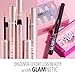 Glamnetic Felt Tip Magnetic Eyeliner Pen - Black 0.025 fl oz | Black Smudgeproof & Waterproof Eyeliner Pen, All-Day Hold for Magnetic Eyelashes, Quick-Drying, Paraben-Free