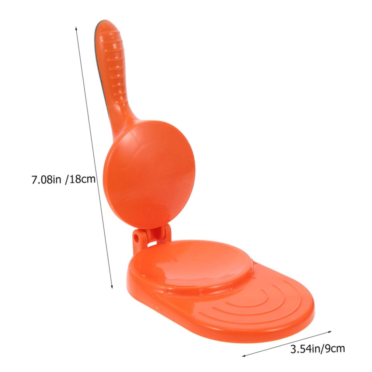 GRIRIW Ergonomic Handle Design Plastic Portable Dough Presser Easy to Clean Make Perfect Dumplings