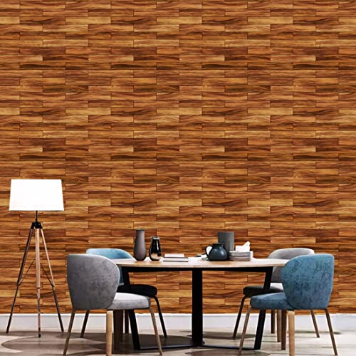 Image of Wallpaper for Walls Bedroom & Living Room Big Size (300x40) Cm Wallpaper Stickers for Home Decoration | Wall Stickers for Office | Wall Paper for Wall Decor Pack of - 1 (WoodenPatti)