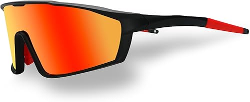 JOGVELO Lentes de sol de béisbol juveniles, lentes de sol polarizados deportivos para niños y adolescentes, protección UV400 (edad 6-12 años)