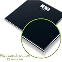 Beurer German Engineering GS 10 I Glass bathroom scale with Easy-to-read LCD display I Automatic switch-off I overload indicator I 180 kg capacity I Slim design only 19 mm gallery image