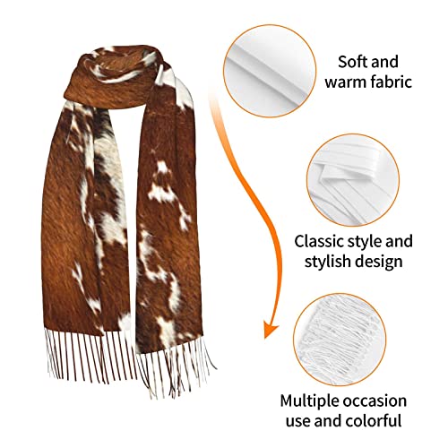 Écharpe en cuir de vache rouge et blanc PSVOD accessoire de luxe - 6