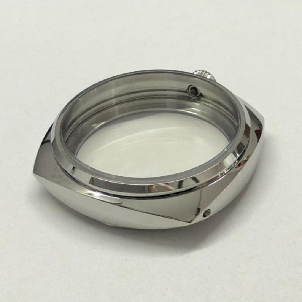 MOUDOAUER Stal nierdzewna 47 mm wymiana obudowy zegarka mechanizm naprawa części pasują do ETA6497 6498 do mewy ST3600 3621 akcesoria akcesoria do zegarków
