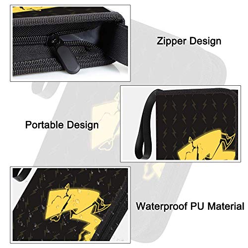 POKONBOY Carrying Case Binder Compatible with Pokemon Cards, Holds Up to 400 Cards - 50 Pages 4-Pocket Card Sleeves Holder Collector Album Fit for Pokemon Trading Cards - Thumbnail 7
