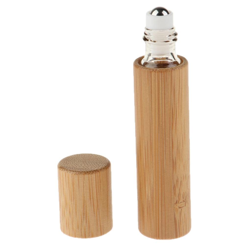 Club Bollywood®10ml Natural Bamboo Refillable Empty Sample Essential Oil Roll on Bottles|Health & Beauty | Natural & Alternative Remedies |1 Piece Empty Bamboo Essential Oil Bottles-image-12