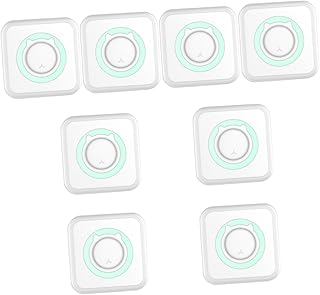 NUOBESTY 8 Pcs Mini Printer Impresora Portable Label Printer Mini Thermal Printer Small Sticker Machine Mini Shipping Label Printer Mini Labeler Wrong Question Printer