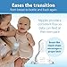 Dr. Brown's Options+ Anti-Colic Baby Bottle - 8oz - 4 Pack and Dr. Brown's Original Nipple, Level 2 (3m+), 6 Count