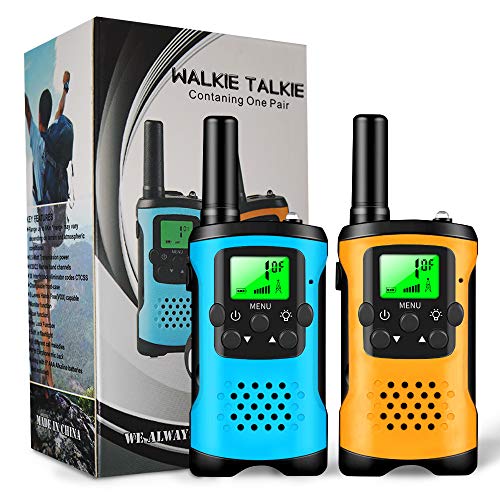 Kid Walkie Talkies, 22 Channels 2 Way Radio 4 Miles Long Range Set