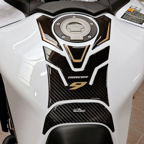 Sticker réservoir Tracer 9 idéal pour roadtrip et balades protection moto