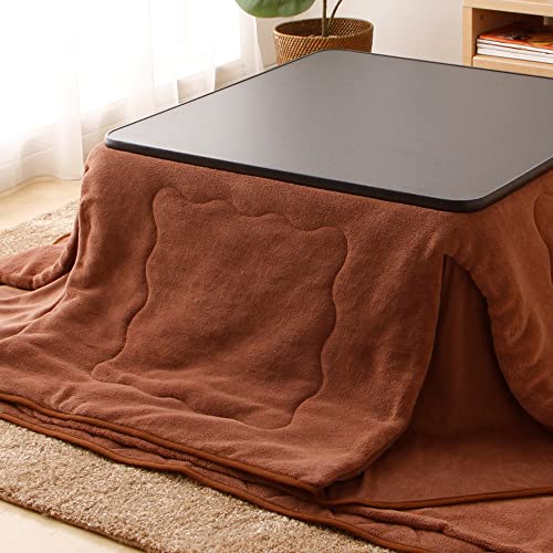 アイリスプラザ こたつ布団 掛布団 長方形 180×220cm 省スペース 抗菌 防臭 マイクロファイバー フリース ふわふわ ブラウン