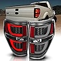 AmeriLite Black LED Light Bar Replacement Tail lights Set For 09-14 Ford F-150 - Passenger and Driver Side
