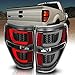AmeriLite LED Light Bar Replacement Car Tail lights Set For 09-14 Ford F-150 - Passenger and Driver Side, Vehicle Light Assembly, Black