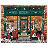 White Mountain Puzzles Local Pet Store - 500 Piece Jigsaw Puzzle