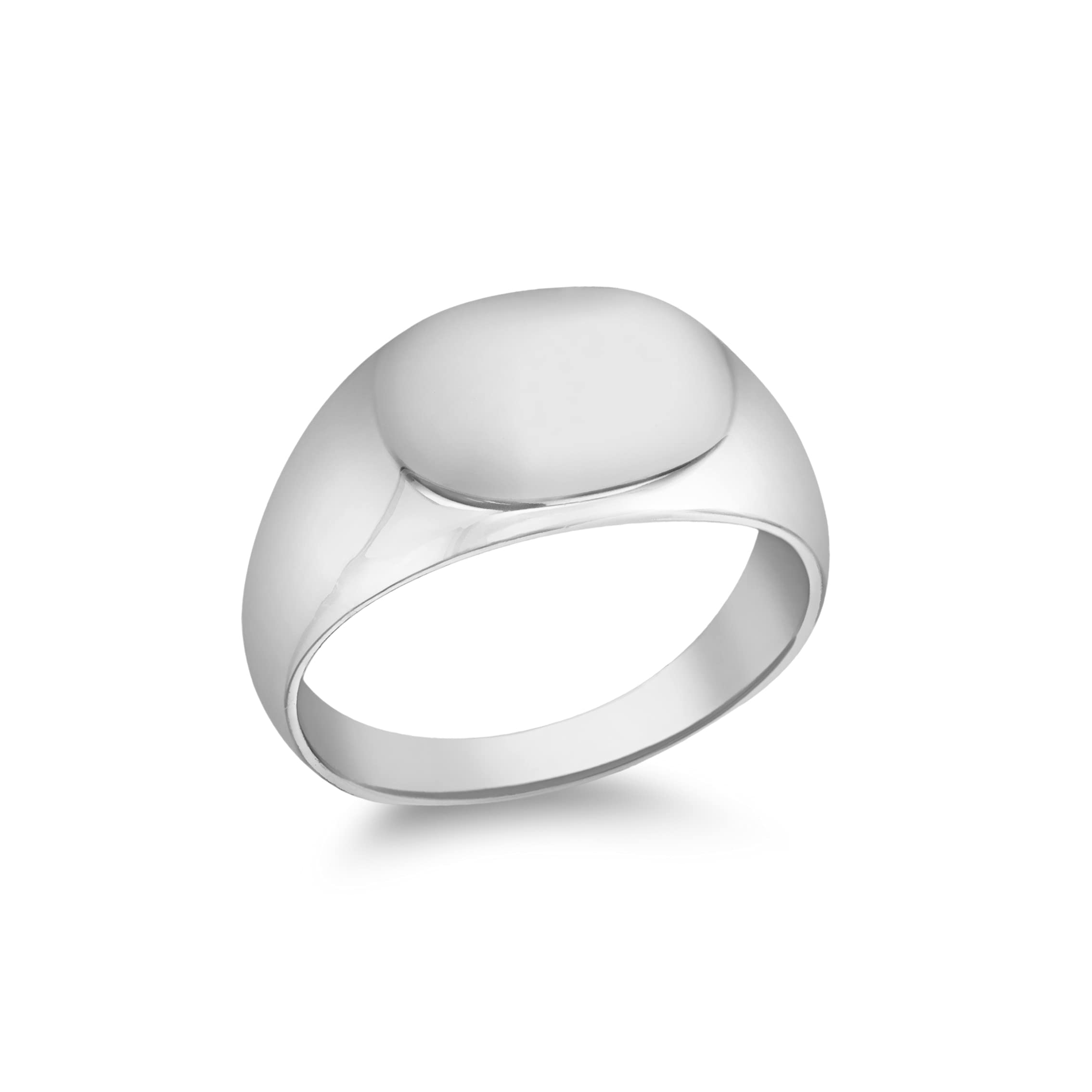 Tuscany Silver Unisex Siegelringe 925 Sterlingsilber Silber