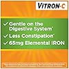 Vitron-C-High-Potency-Iron-Supplement-with-125-mg-Vitamin-C-60-Count Vitron-C Iron Supplement, Once Daily, High Potency Iron Plus Vitamin C, Supports Red Blood Cell Production, Dye Free Tablets, 60 Count