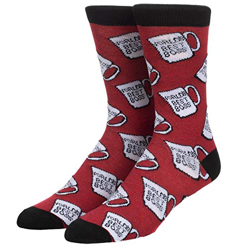The Office World's Best Boss Mug Crew Socks