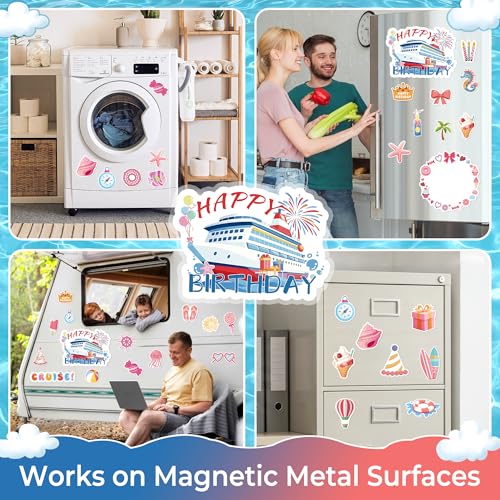 Set de 35 imanes decorativos náuticos para puerta miniatura 7