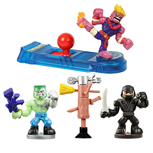 AKEDO - Starter Pack, Kick Attack, Figurines de Jouet à Collectionner, avec Commande de Bataille, Adaptable aux Autres Packs, modèle aléatoire, célèbre (AKE00200) Multicolore