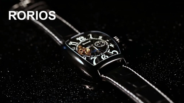 Orologio Uomo Automatico RORIOS A Carica Manuale - Quadrante Scheletrato, Cinturino In Pelle, Cassa Botte, Impermeabile 30m, Regalo Con Scatola - 2