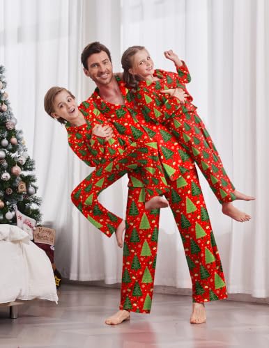 Ekouaer Family Christmas Pajamas Matching Pjs Sets for Women, Men and Kids - image 3