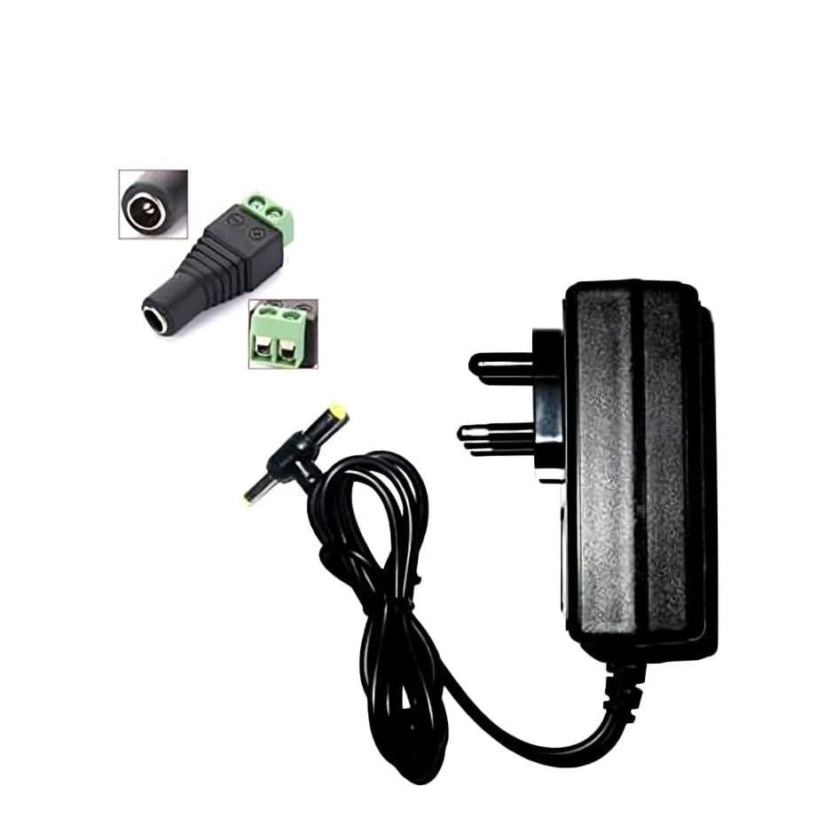Electronic Spices12V 2A Adapter with 5.5mm Female BNC Connector | Ideal for CCTV & LED DIY Projects-image-34