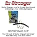 Wacky Rings (100pk) – O-Rings for Wacky Rigging Senkos/Worms/Soft Stickbaits – Bait Saver Orings for Senko Worm – Save Your Baits from Tearing While Wacky Neko Rigging (4-5”, Black)