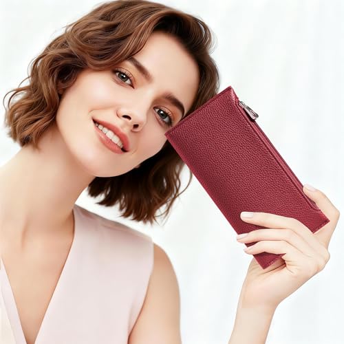 Image of Tipmile Slim Wallet for Women, RFID Blocking Credit Card Holder