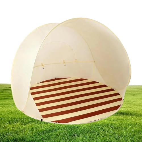 Tente De Plage Facile À Monter, Tente De Plage Et Abri Solaire, Abri Solaire De Plages avec Fenêtre en Filet Aéré, pour Le Camping, Les Pique-niques, Les...