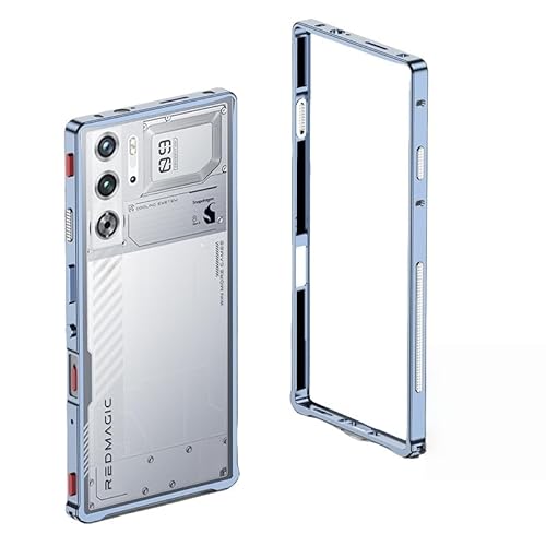 Redmagic 9 Pro�p�o���p�[ �A���~ ���M ���b�h�}�W�b�N9 Pro+�p�P�[�X �����t���[�� ���^���T�C�h�J�o�[(�u���[)