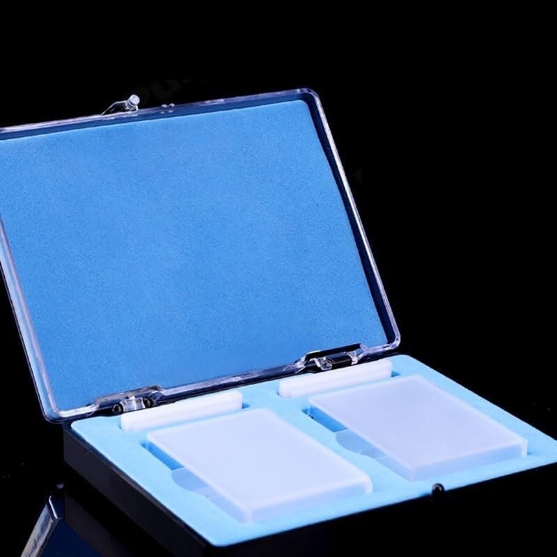 4 szt. Standardowa szklana kuweta z pokrywką - 10,5 ml, długość ścieżki 30 mm, szkło optyczne o wysokiej przepuszczalności, do użytku laboratoryjnego
