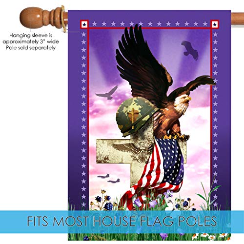 Drapeau décoratif pour maison Some Gave All Toland 71x101 cm