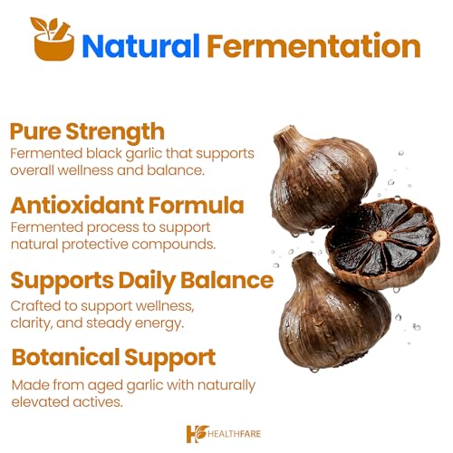 Healthfare Aged Black Garlic Supplement