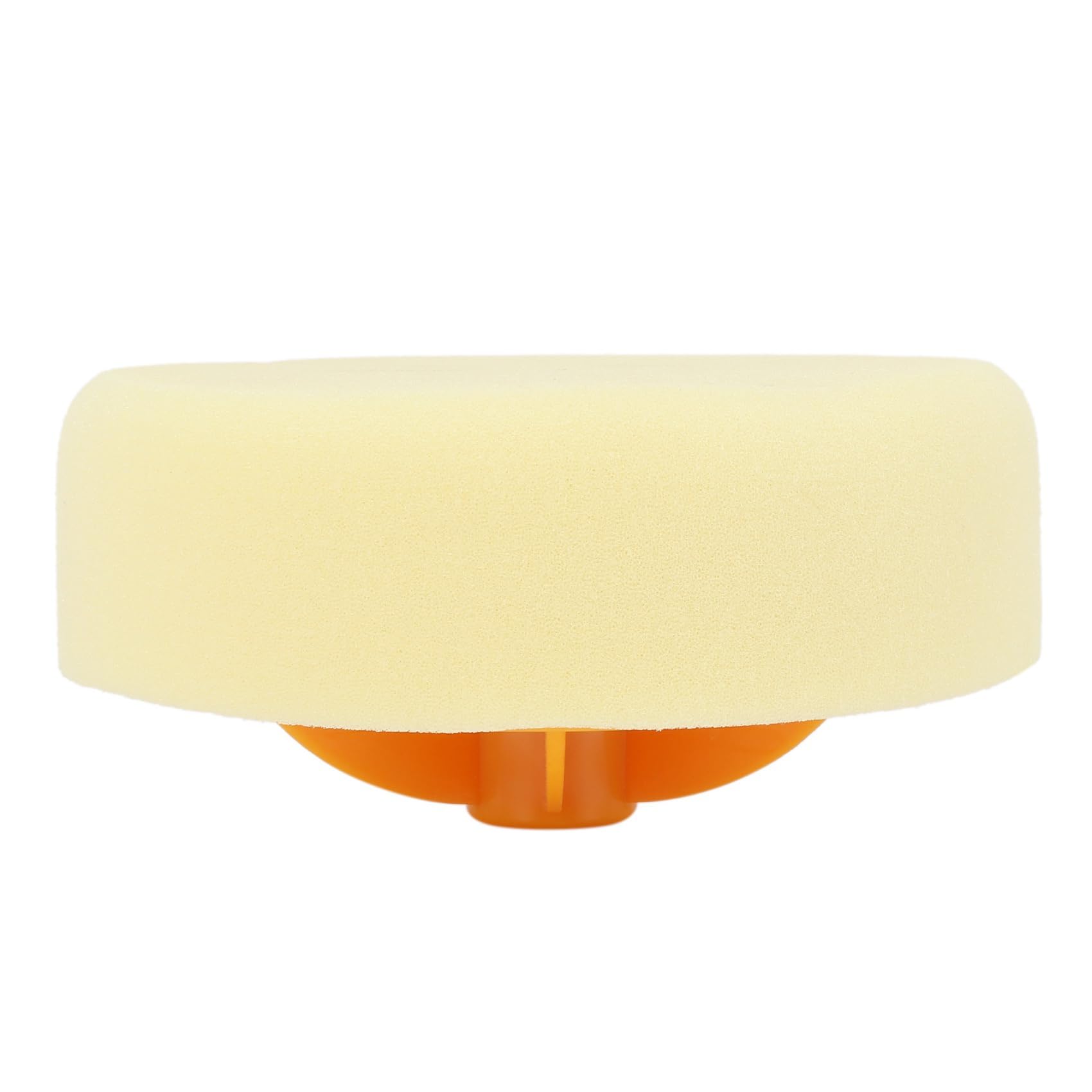 10pièces 6 Roue de Polissage de Cire de Voiture de Pouce / 15cm ÉPilant L'Outil de Kit de Protection de Cire de Roue de L'ÉPonge M14 pour Le Polisseur de Voiture Jaune