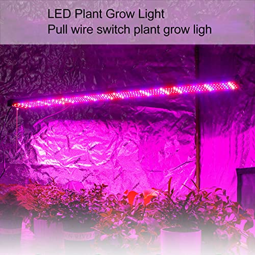Lâmpada LED para Cultivo, Suspensa 192 LEDs Luz LED de Espectro Total para Plantas de Interior 100-2